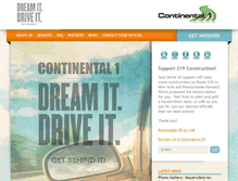 Tablet Screenshot of continental1.org